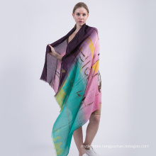 New pattern 217 100% cotton voile shawl women cotton printed scarf